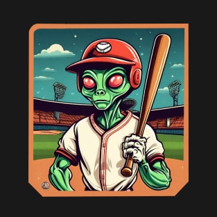 Alien baseball player T-Shirt