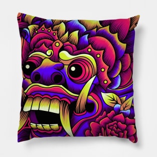 Barong Balinese Mask Pillow