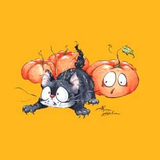 Halloween Kitten T-Shirt