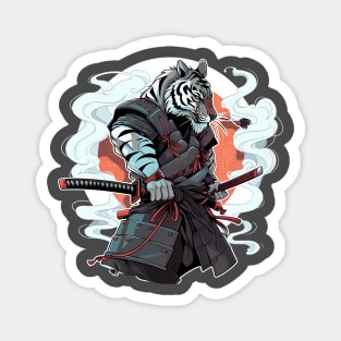 samurai tiger Magnet