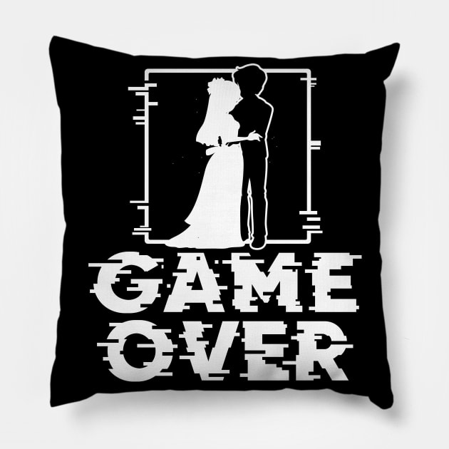 game over Pillow by Jandjprints