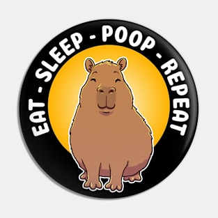 Eat Sleep Poop Repeat Quote Pin