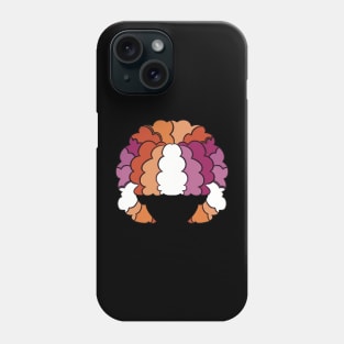 Afro hair discreet  Flag Phone Case