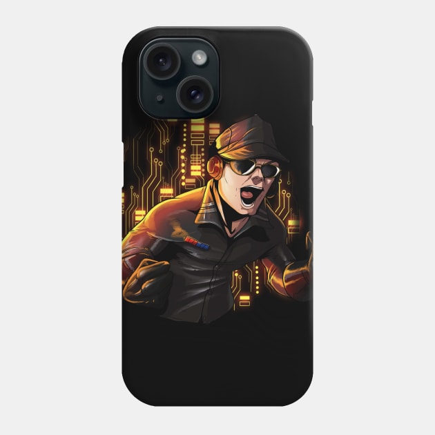 The Commander of Hype Phone Case by WarwitchTV
