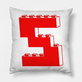 THE LETTER S by Customize My Minifig Pillow