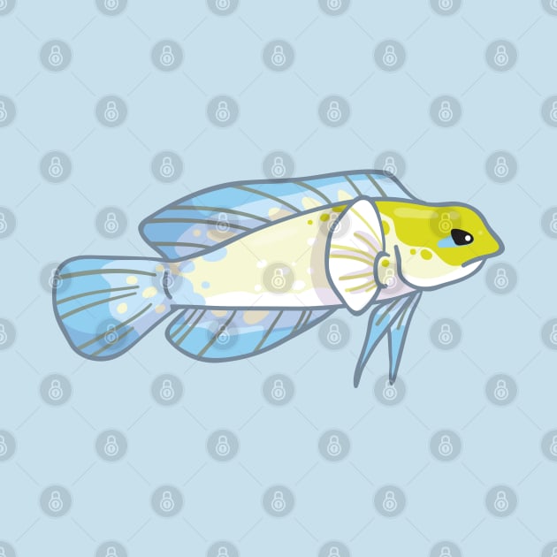 Yellowhead Jawfish by bytesizetreasure