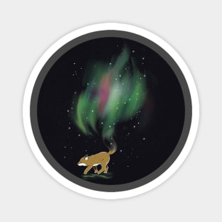 Aurora and Fox Magnet