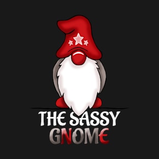 Sassy Gnome Family Christmas Pajama Sassy Gnome T-Shirt