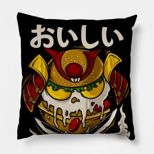 slash burger Pillow