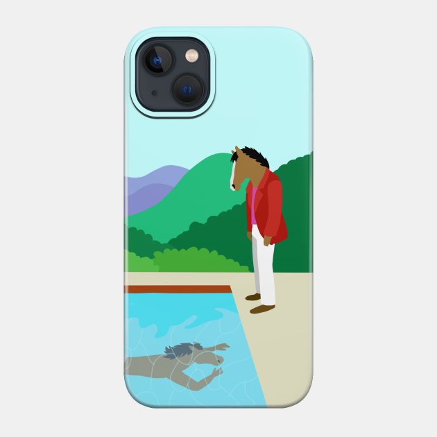 Discover Minimal Horseman - Bojack - Phone Case