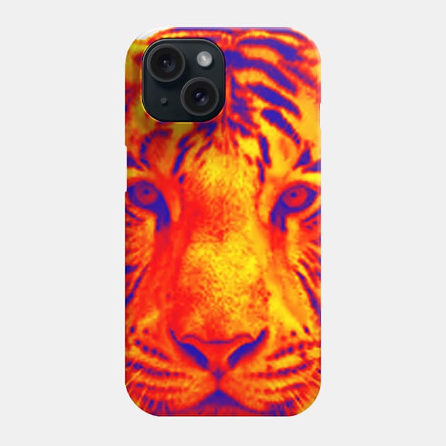 tiger face Phone Case by elmouden123