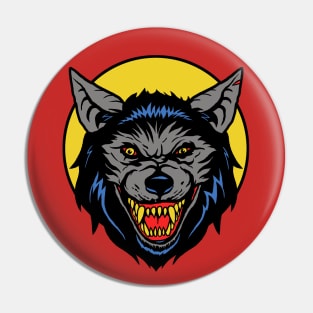 Retro Werewolf Pin