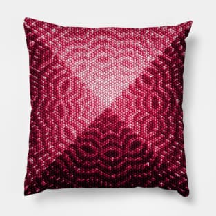 Sacred Geometry 3D Titanium Pyramid Architecture Pillow