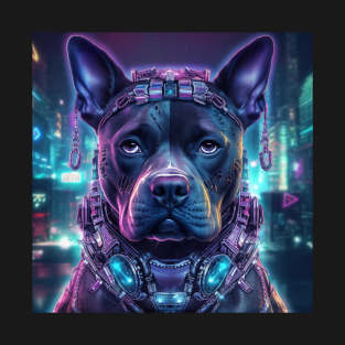 Cyborg Staffy T-Shirt