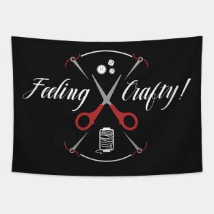 Needle and Thread Feeling Crafty T-Shirt Tapestry