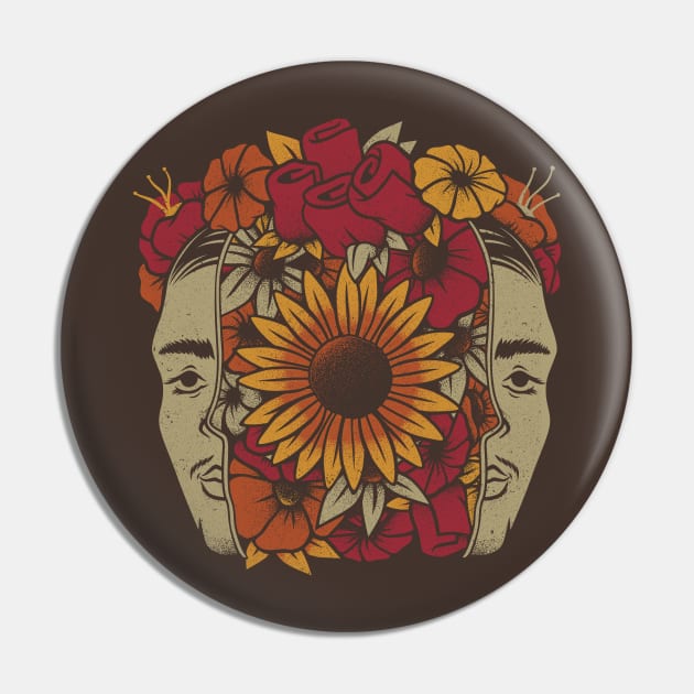 Frida Kahlo Head Flowers by Tobe Fonseca Pin by Tobe_Fonseca