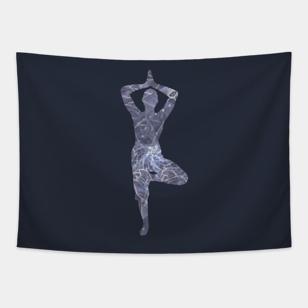 Yoga asana Tapestry by nobelbunt