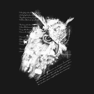 owl and poetry T-Shirt