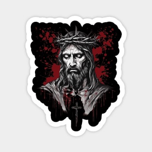 Jesus Christ the Resurrection and the Life Magnet