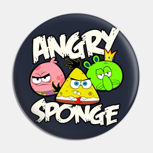 Angry Sponge Pin