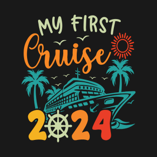 My First Cruise 2024 Family Matching Summer Vacation Gift For Men Women T-Shirt