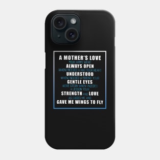 A mother's love always open her heart Phone Case