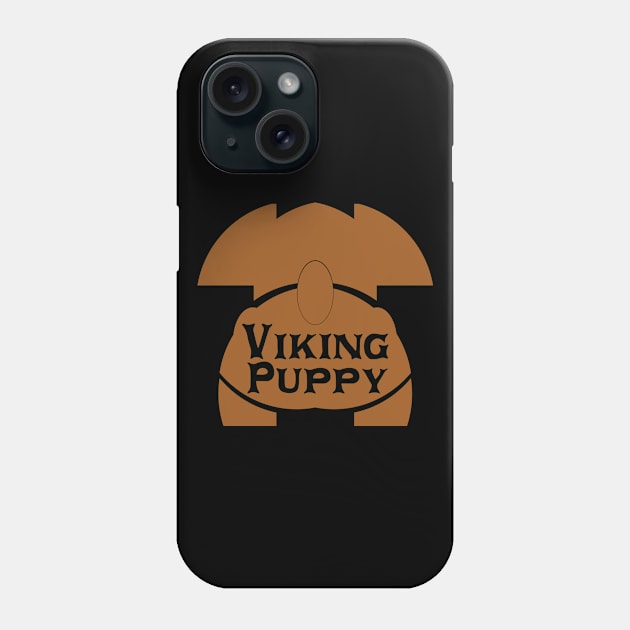 Viking Puppy Phone Case by Sunil Belidon