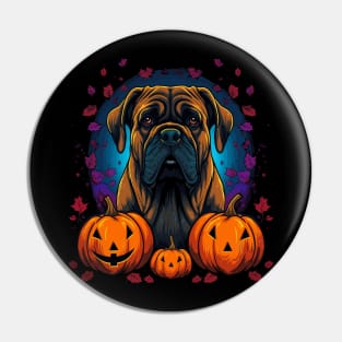 English Mastiff Halloween Pin