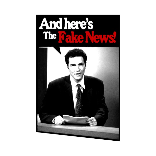 Fake News ! NORM MACDONALD Comedy T-Shirt by Comedy and Poetry