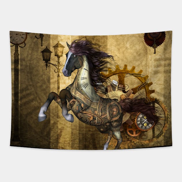 Awesome steampunk hors Tapestry by Nicky2342