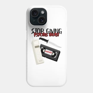 Slasher Film Scary Movie Funny Psycho Killer Phone Case