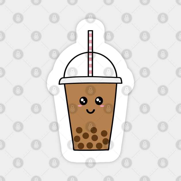 Cute Bubble Tea Magnet by LunaMay