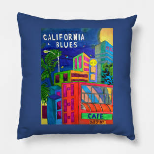 California Blues カリフォルニアブルース Pillow