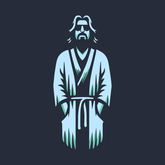 Minimalist Dude Lebowski Logo Robe by GIANTSTEPDESIGN