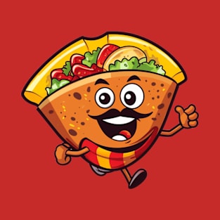 kawaii Taco cehees T-Shirt cute potatofood funny T-Shirt