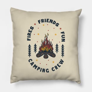 Camping Crew Pillow