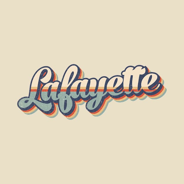 Lafayette // Retro Vintage Style by Stacy Peters Art