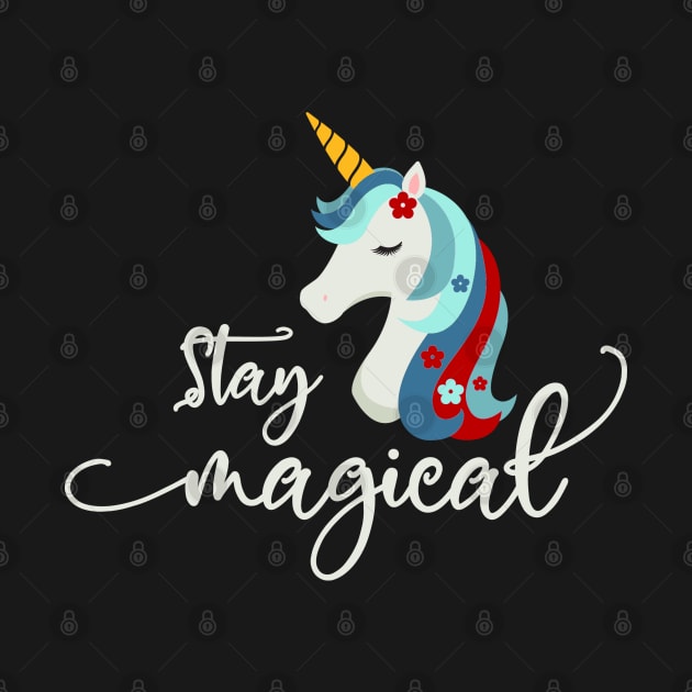 Christmas Unicorn: Stay Magical by Wanderer Bat