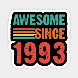 Vintage Awesome Since 1993 Magnet