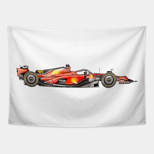 Charles Leclerc - Ferrari 2023 Monza Tapestry by F1LEAD