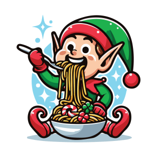 Christmas elf spaghetti T-Shirt