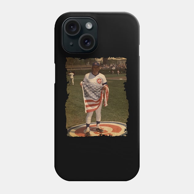 Rick Monday in Chicago Cubs Old Photo Vintage Phone Case by TiiAR MANEH99 