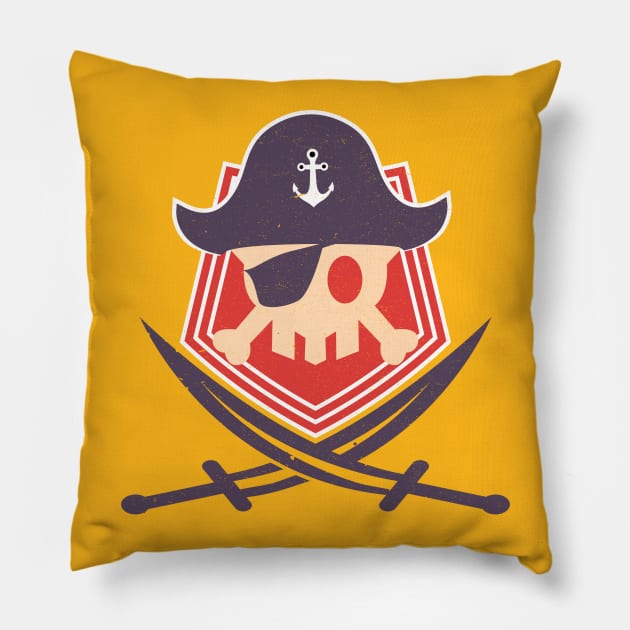 Pirake Skull Pillow by MZeeDesigns