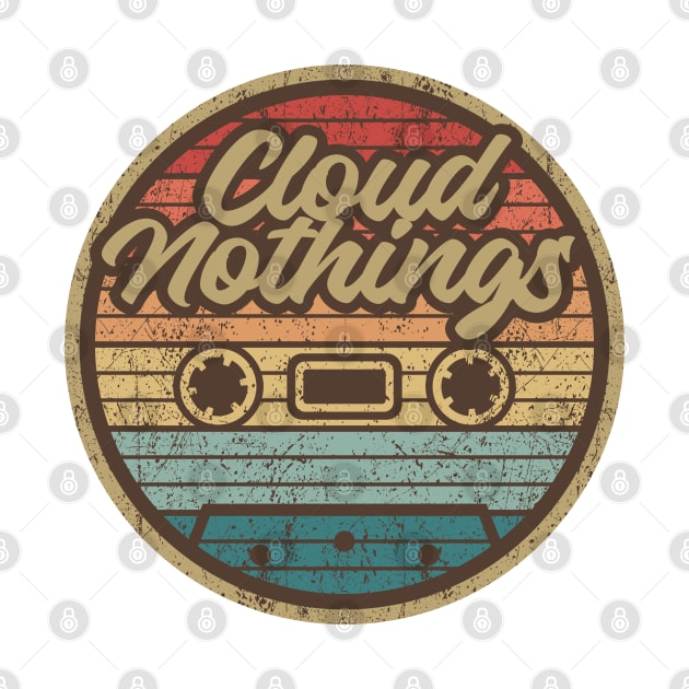 Cloud Nothings Retro Cassette Circle by penciltimes