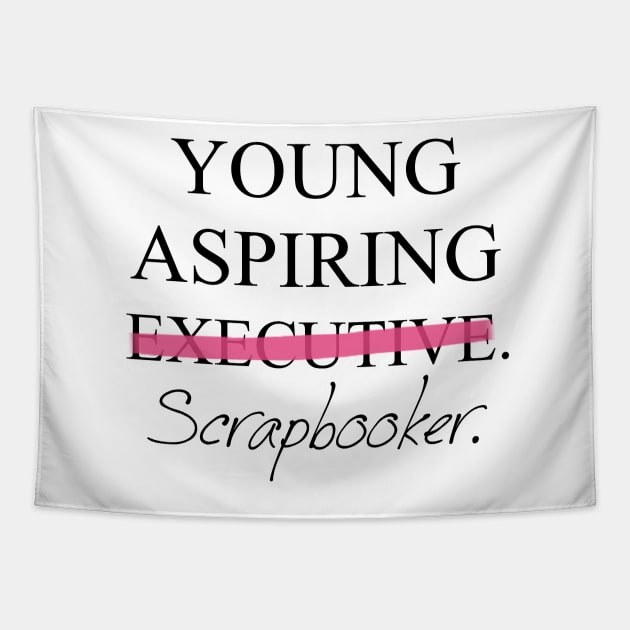 Young Aspiring Scrapbooker Tapestry by Pixhunter