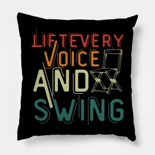 Montgomery Folding Chair Lift Every Voice and Swing Pillow