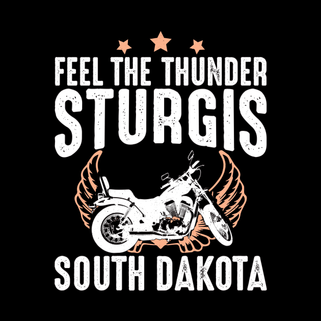 Feel the Thunder, Sturgis Biker Gift by VideoSHED