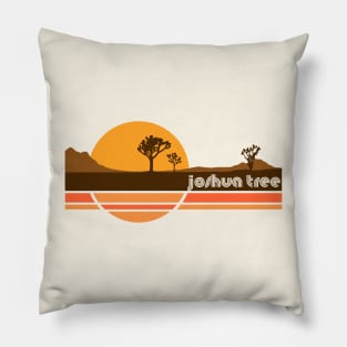 Joshua Tree 70s Style Tourist Souvenir Pillow