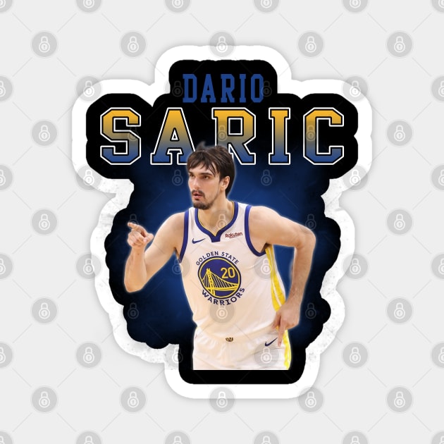 Dario Saric Magnet by Bojes Art