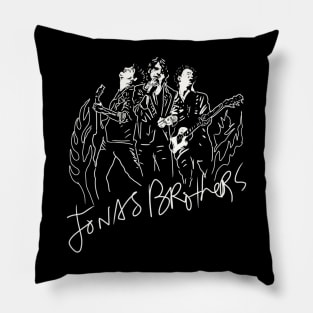 Jonas brothers silouette. Pillow